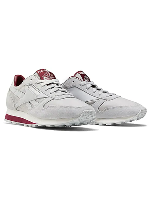 Кроссовки classic leather az 'grey merlot' Reebok — изображение 3 из 4, серый