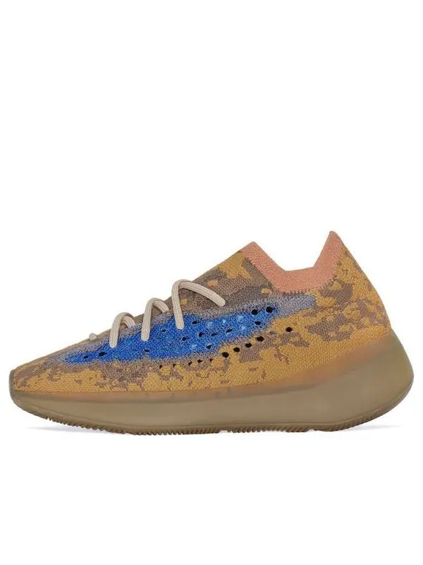 Кроссовки Boost 380 Adidas Yeezy — изображение 1 из 4, синий/коричневый