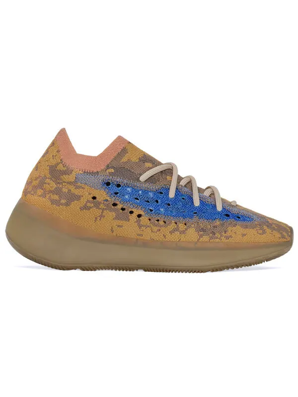 Кроссовки Boost 380 Adidas Yeezy — изображение 2 из 4, синий/коричневый