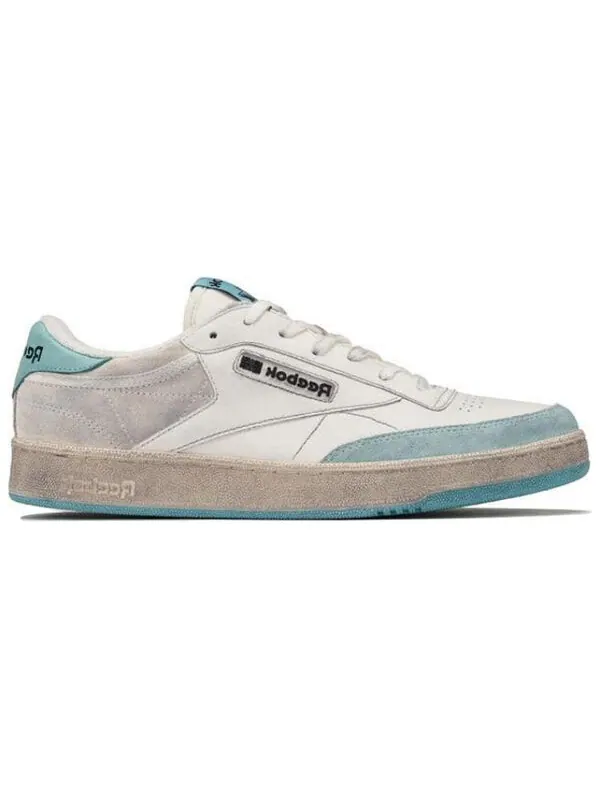 Кроссовки ltd club c vintage low-top 'white grey blue' Reebok — изображение 2 из 4, белый/серый/синий