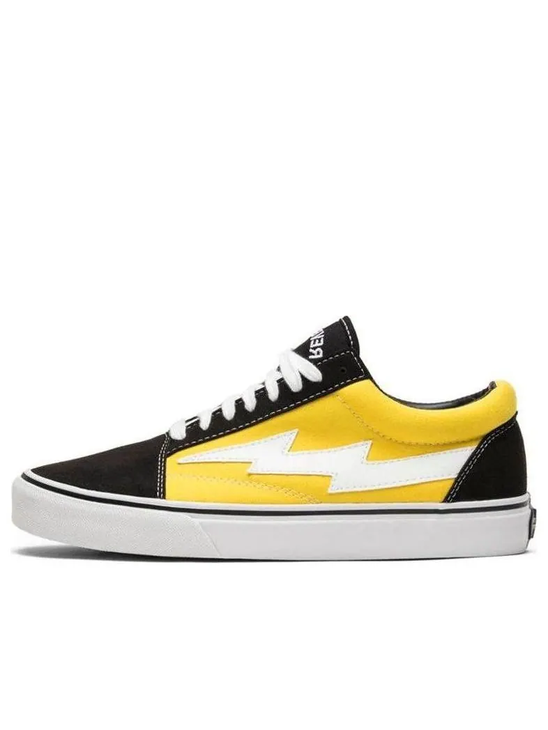Низкие кроссовки Revenge X Storm 'Желтый Черный Белый' — белый