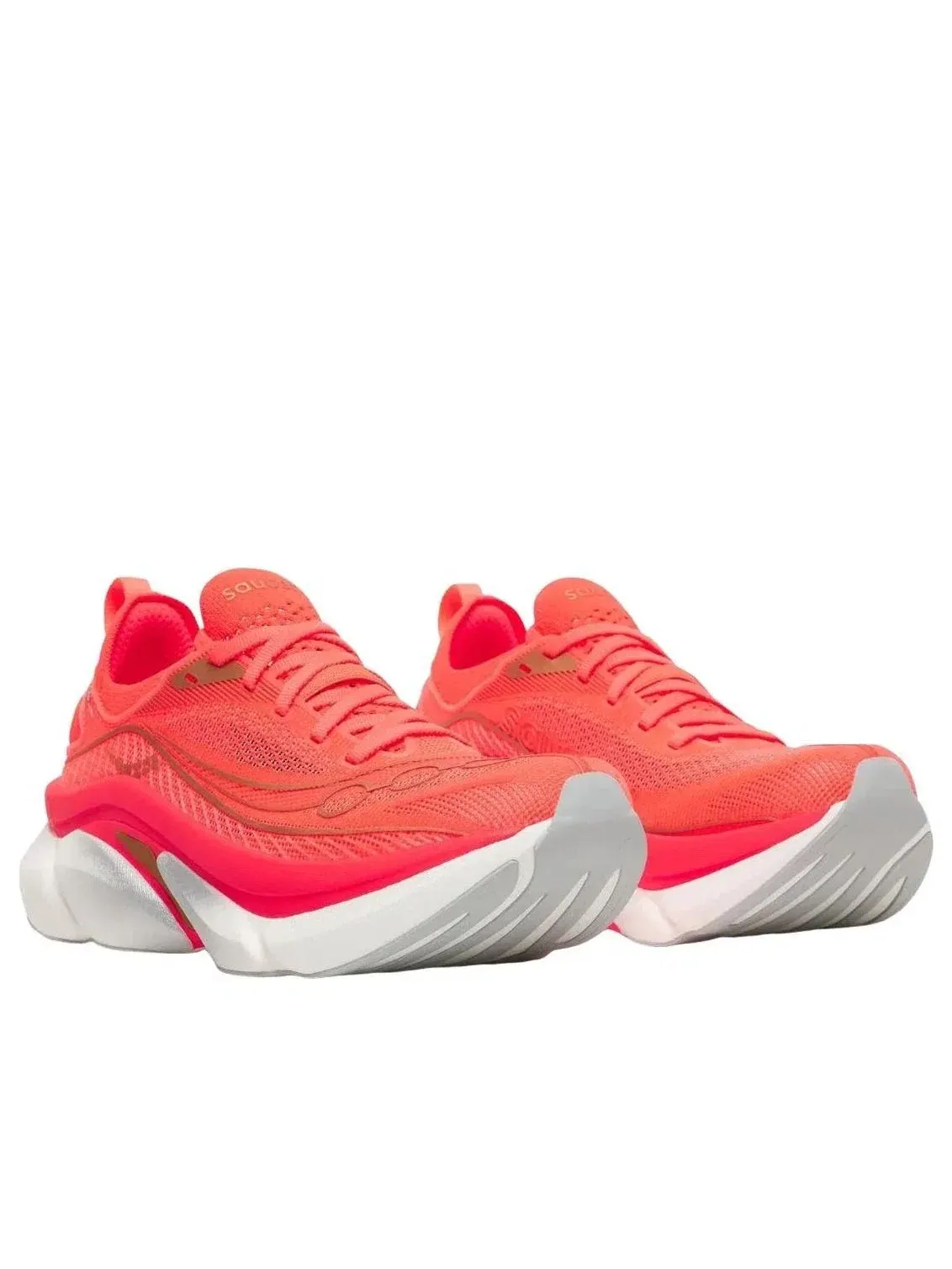 Мужские кроссовки для бега с верхом из сетки Endorphin Elite 3 ViziRed Saucony — изображение 2 из 5, красный