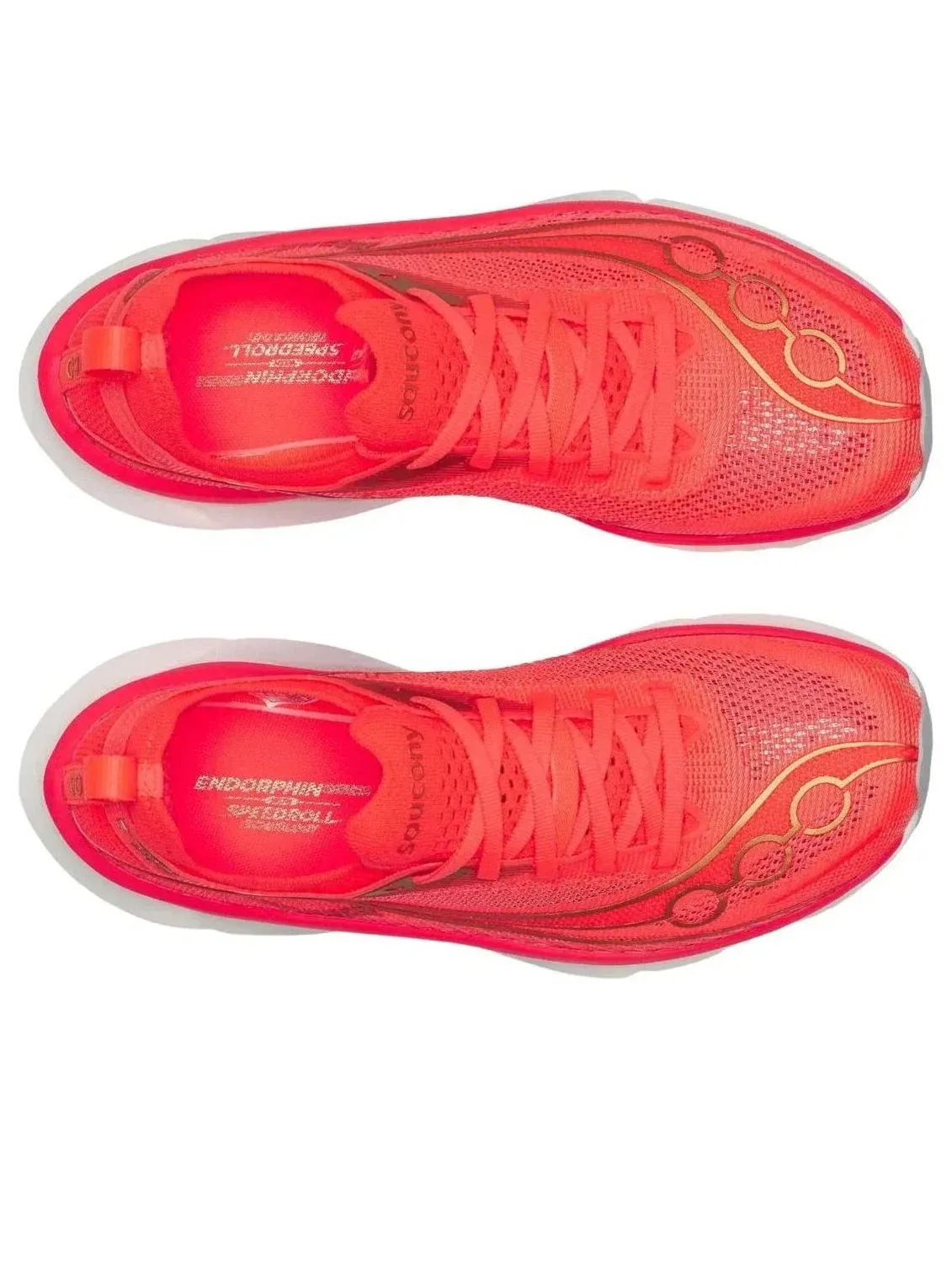 Мужские кроссовки для бега с верхом из сетки Endorphin Elite 3 ViziRed Saucony — изображение 3 из 5, красный