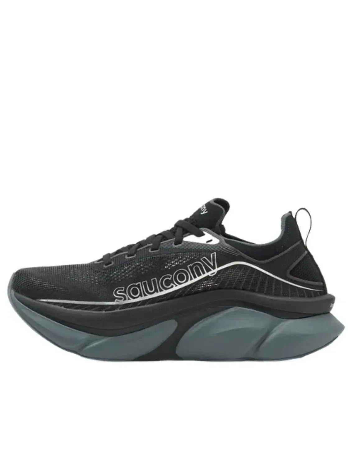 Мужские кроссовки для бега с шнуровкой Endorphin Elite 3 Saucony — изображение 1 из 5, черный