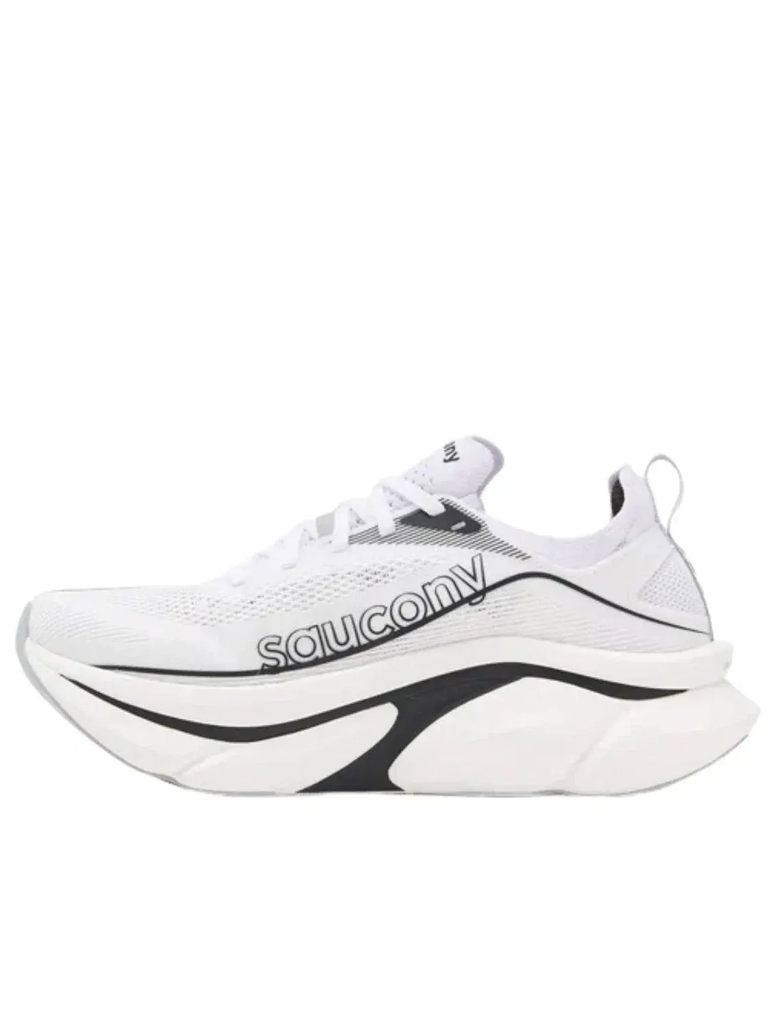 Мужские кроссовки для бега с шнуровкой Endorphin Elite 3 Saucony — изображение 1 из 5, белый
