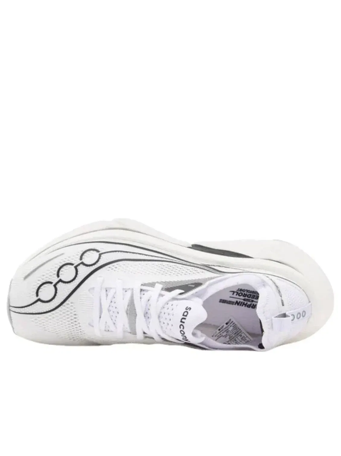 Мужские кроссовки для бега с шнуровкой Endorphin Elite 3 Saucony — изображение 3 из 5, белый