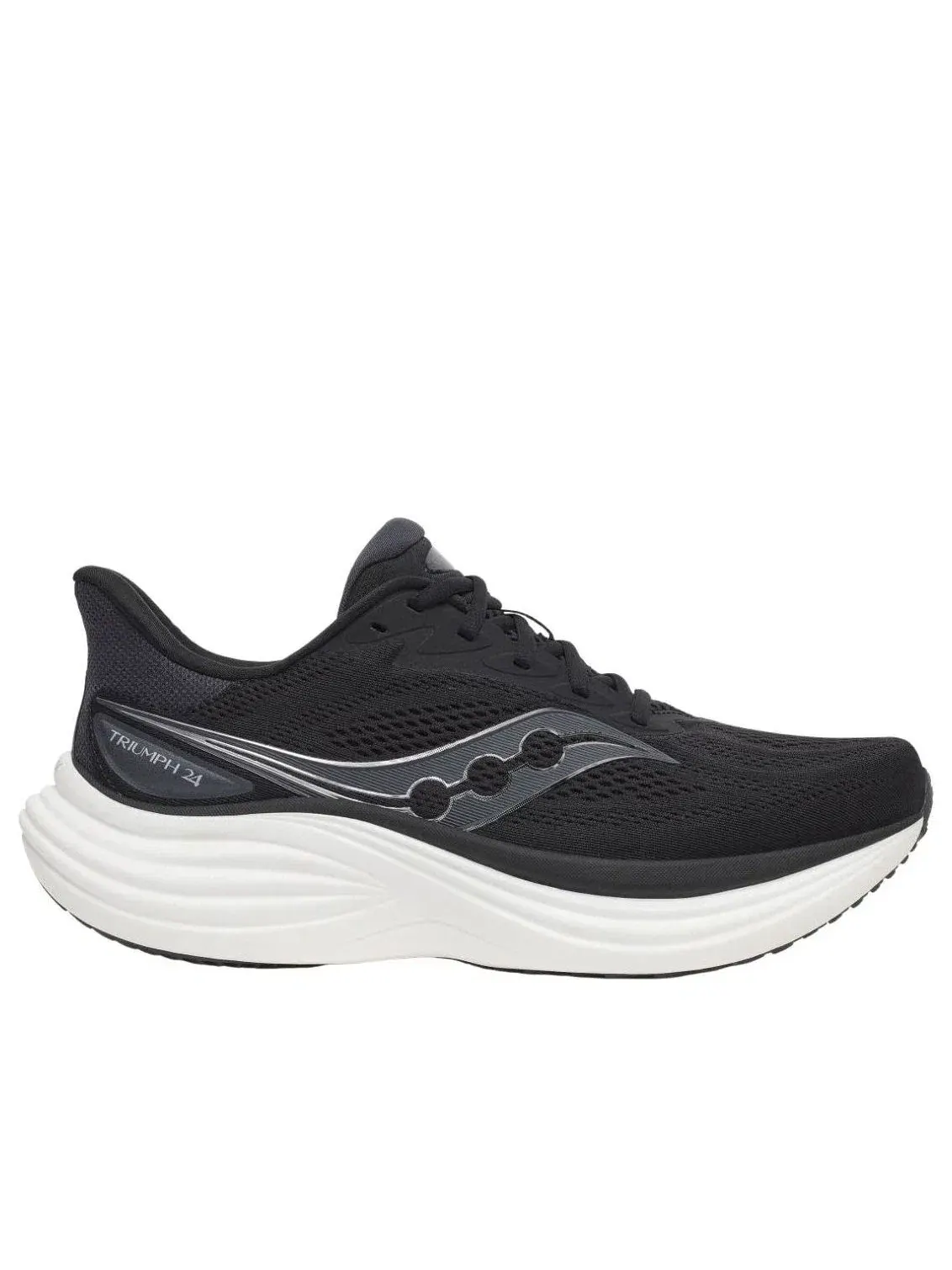 Мужские кроссовки для бега с шнуровкой Triumph 24 Saucony — изображение 2 из 5, черный