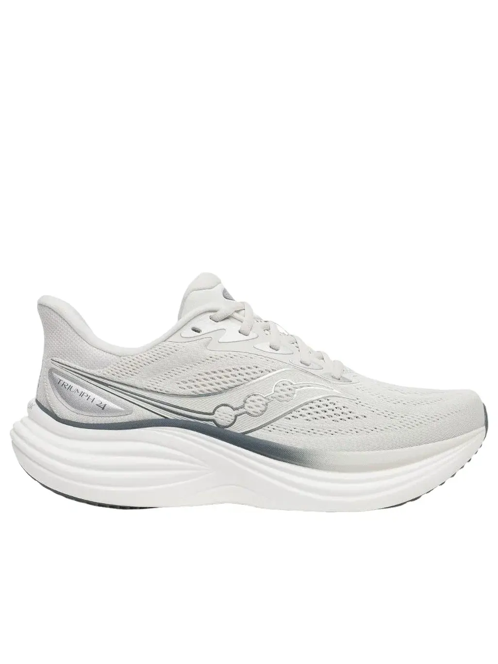 Мужские кроссовки для бега с шнуровкой Triumph 24 Saucony — изображение 2 из 6, белый