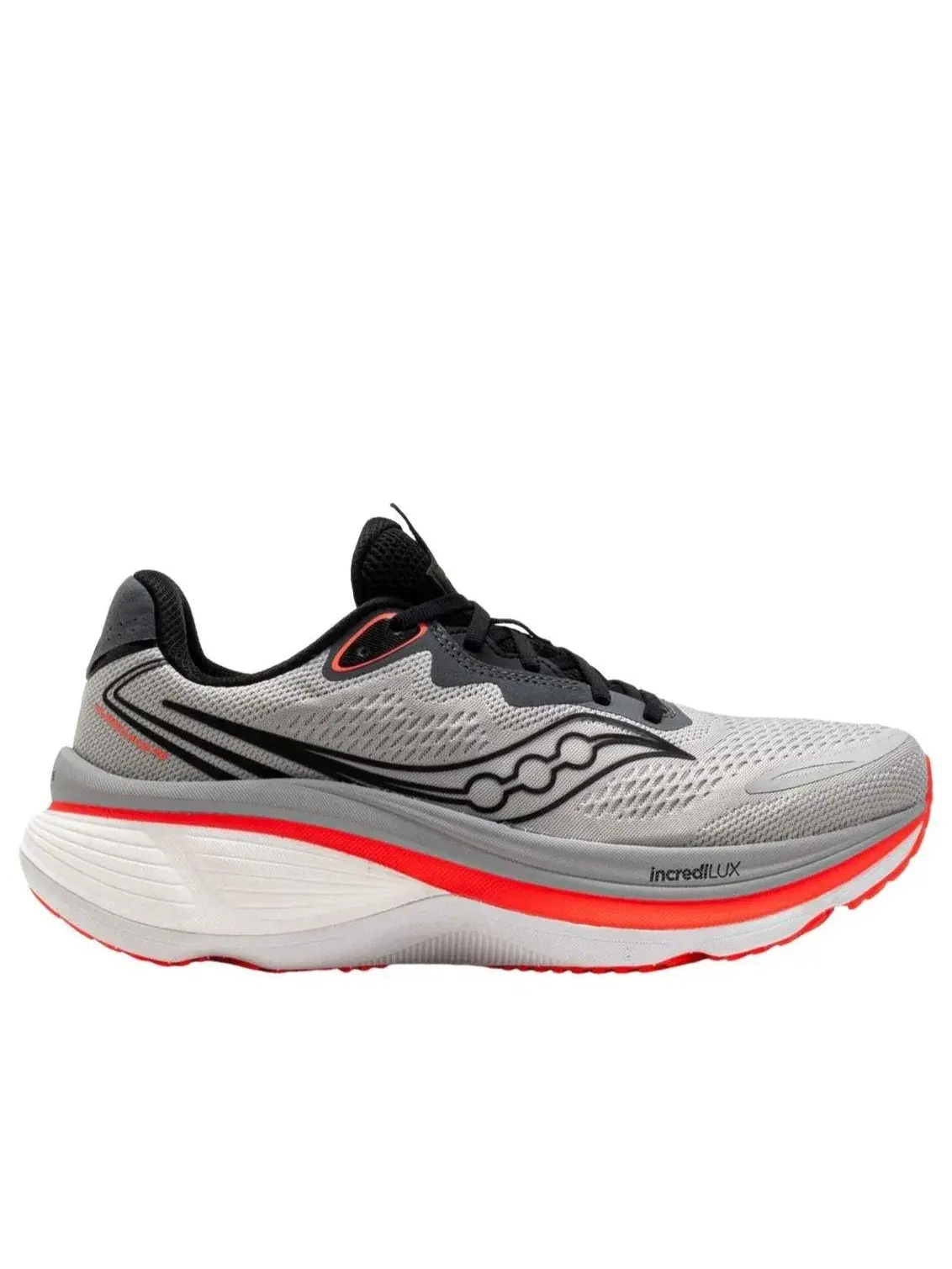 Мужские кроссовки для бега с сетчатым верхом Saucony Hurricane 26 — изображение 2 из 5, серый