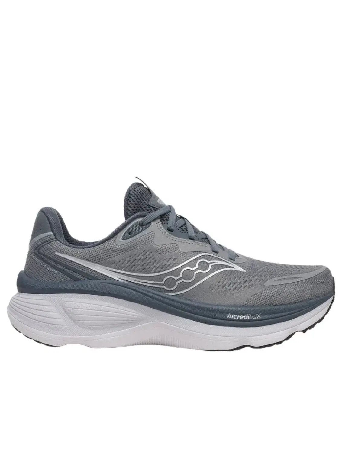 Мужские кроссовки для бега с сетчатым верхом Saucony Hurricane 26 — изображение 2 из 5, серый