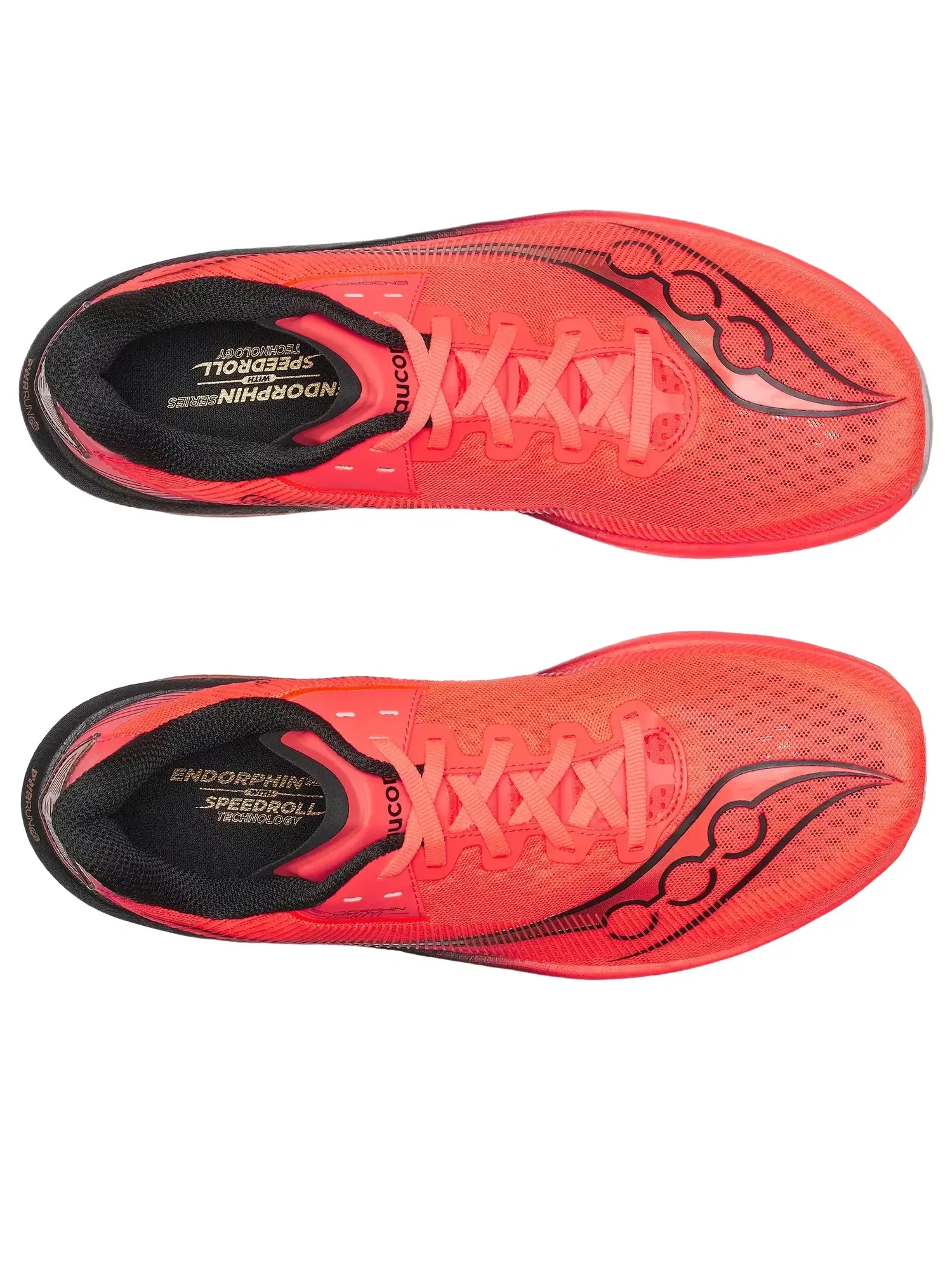 Кроссовки Saucony Endorphin Azura 'Vizired Black' S101329-1043 — изображение 4 из 6, красный