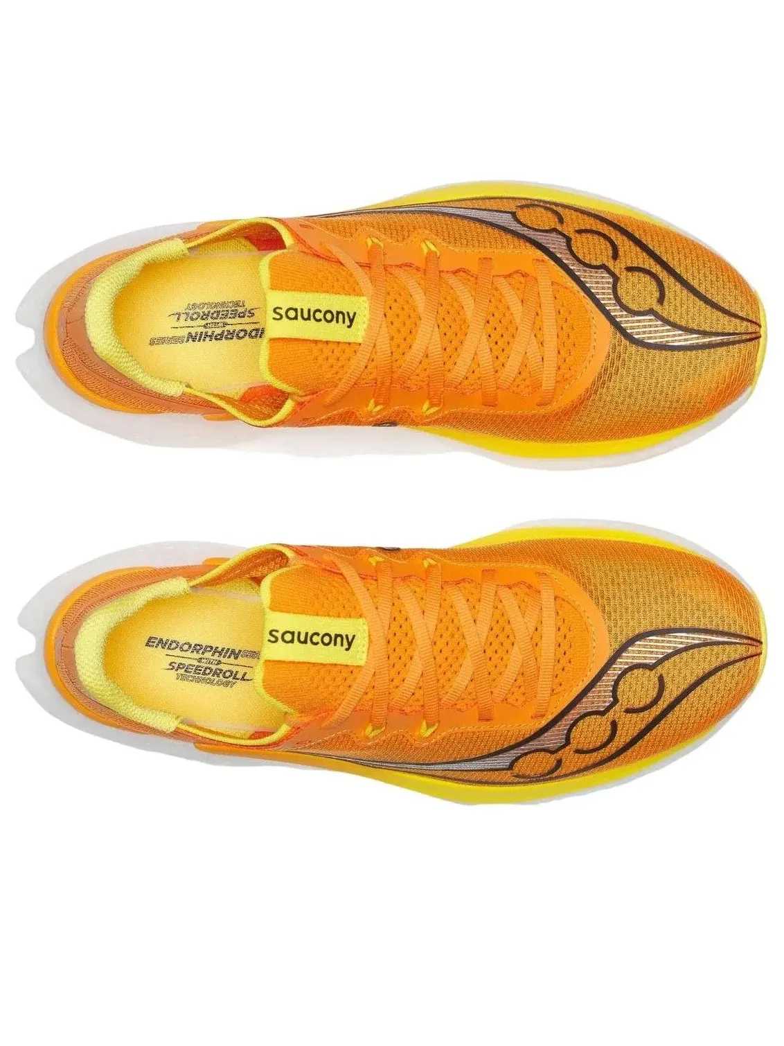 Мужские кроссовки для бега с сетчатым верхом Endorphin Pro 5 Fuego Saucony — изображение 3 из 5, оранжевый
