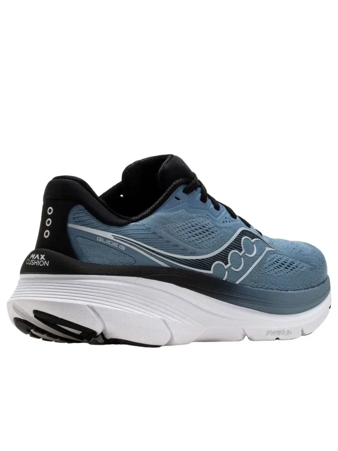 Мужские кроссовки для бега с шнуровкой Guide Windward Black Saucony — изображение 5 из 5, синий