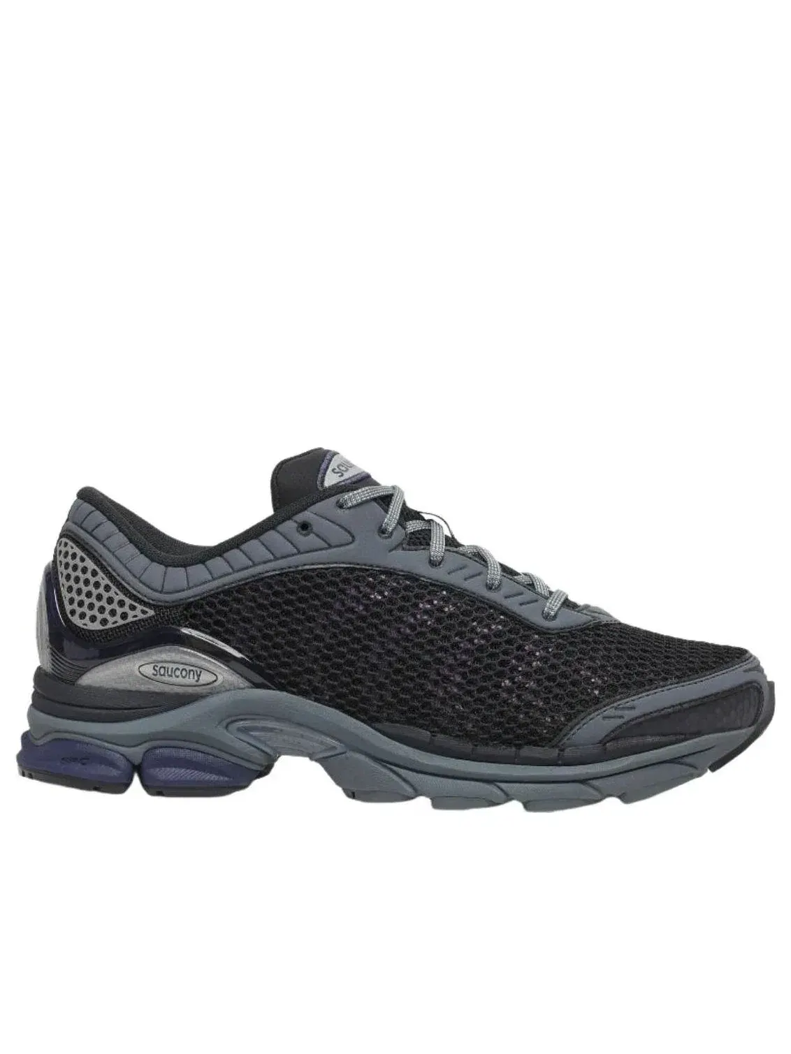 Мужские кроссовки с шнуровкой Progrid Paramount Black Anchor Saucony — изображение 2 из 5, черный