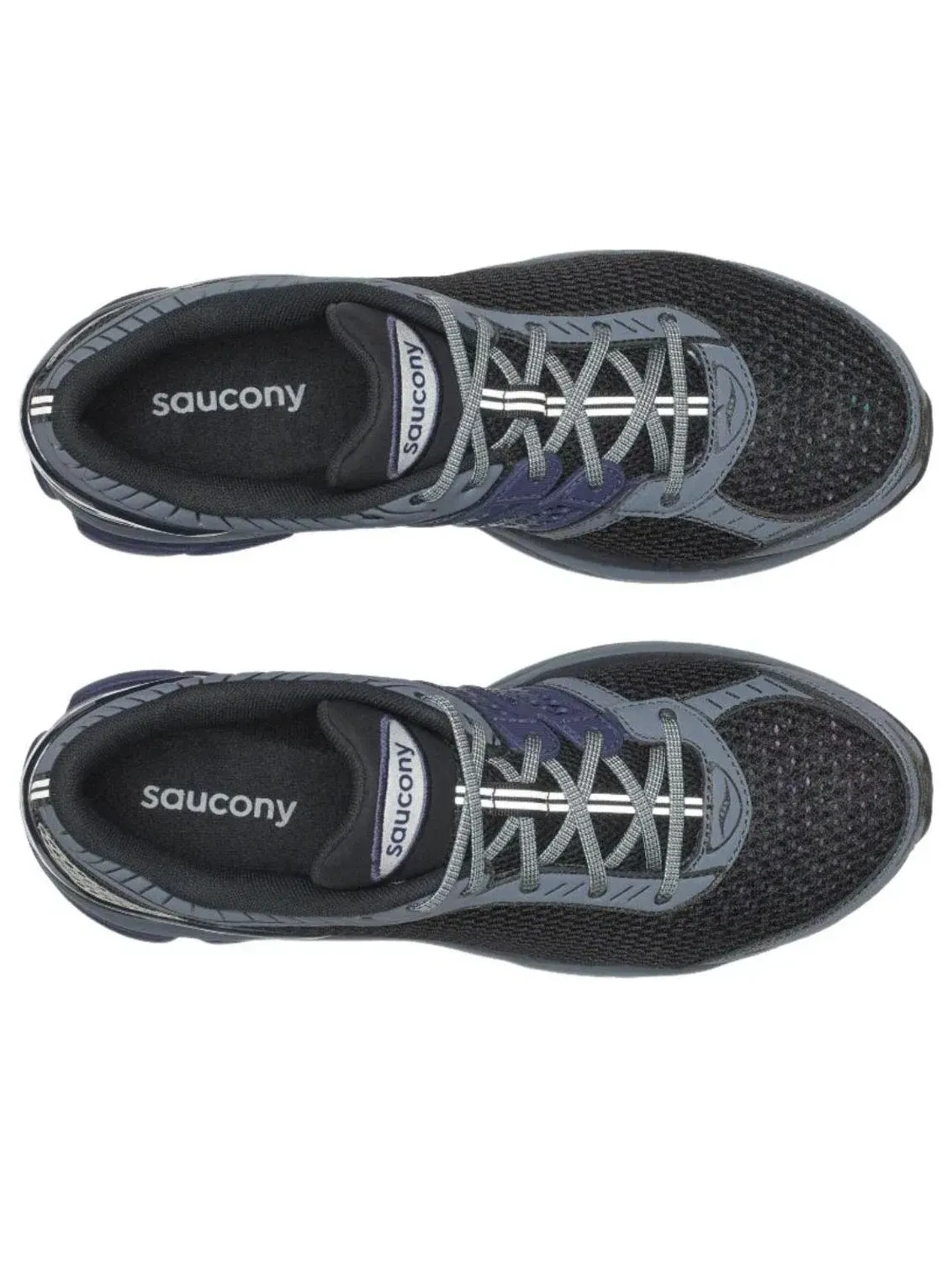 Мужские кроссовки с шнуровкой Progrid Paramount Black Anchor Saucony — изображение 3 из 5, черный