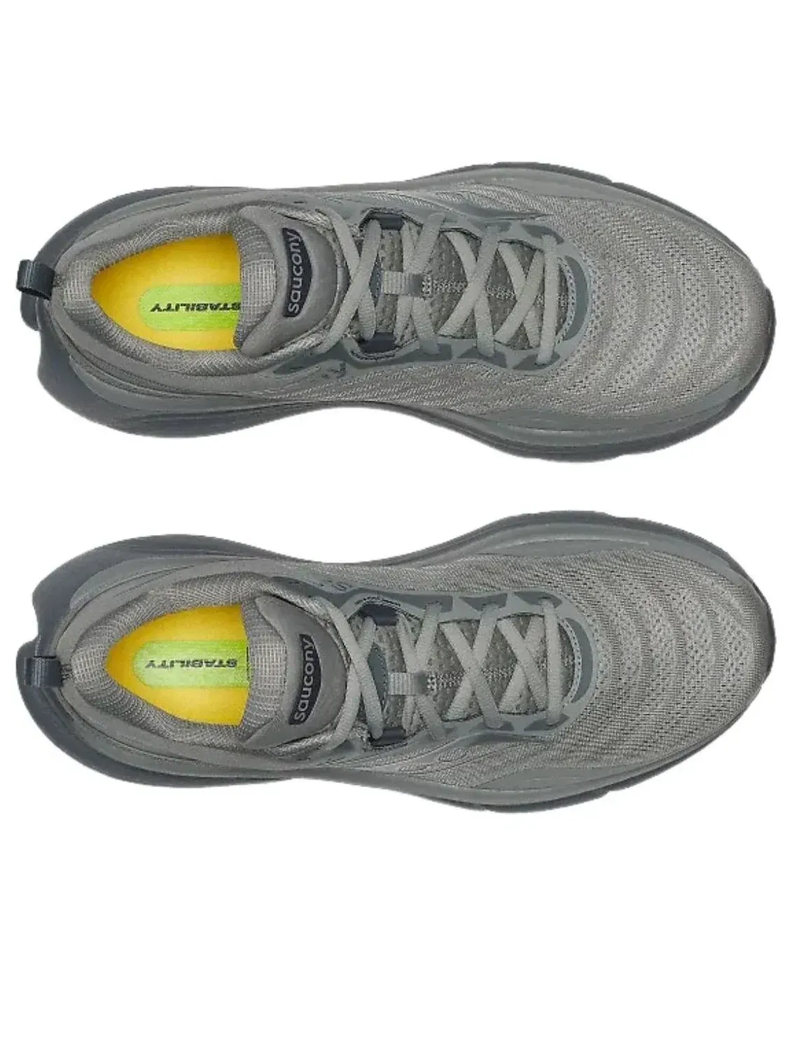 Мужские кроссовки для бега с шнуровкой Omni 23 ST Saucony — изображение 4 из 5, серый