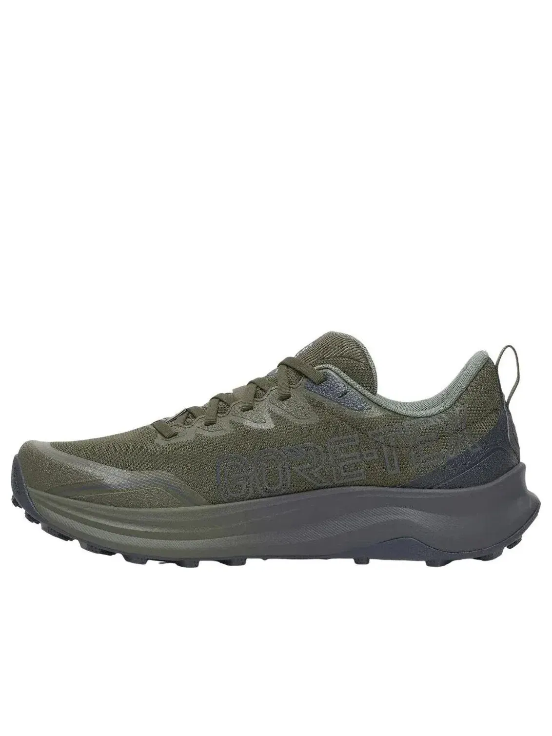 Мужские кроссовки для бега с шнуровкой Peregrine 16 GTX Saucony — изображение 1 из 5, оливковый зеленый