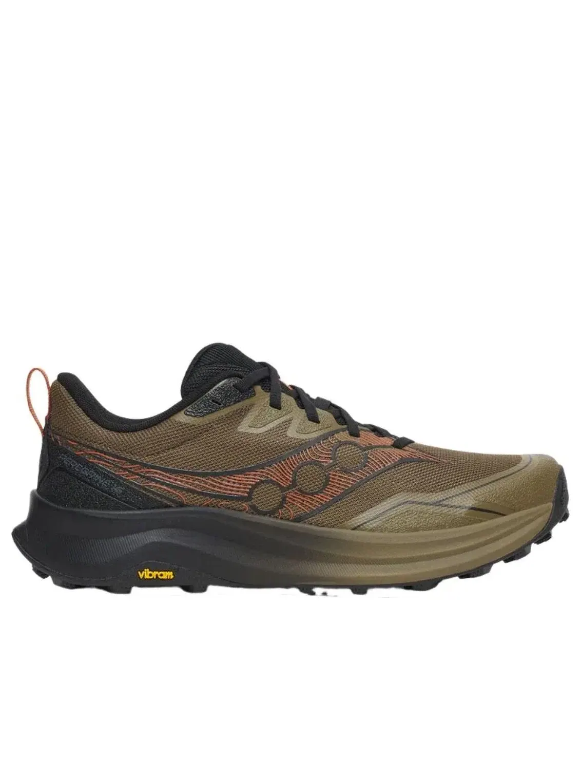 Мужские кроссовки для бега с шнуровкой Peregrine 16 Saucony — изображение 2 из 5, бежевый