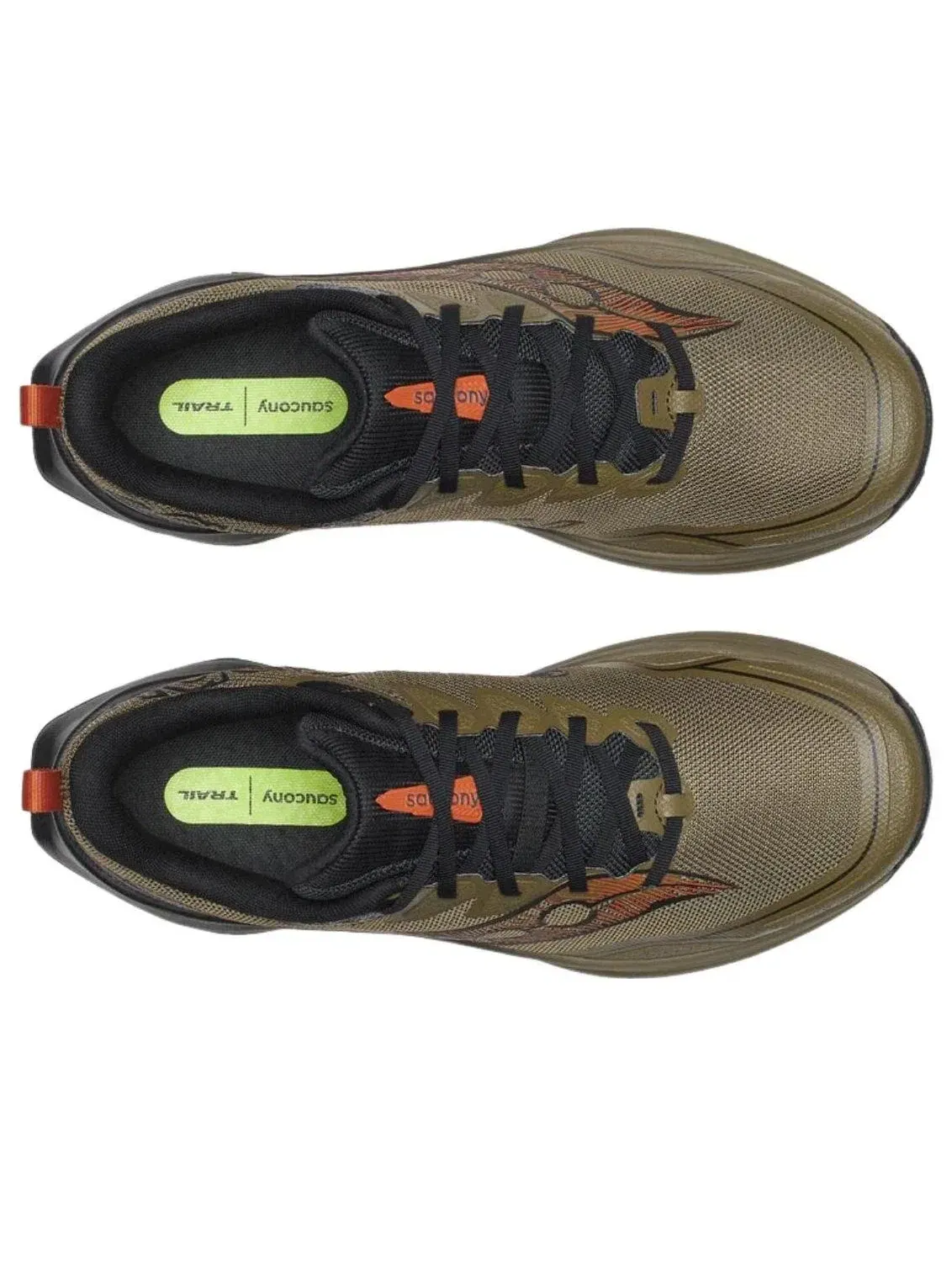 Мужские кроссовки для бега с шнуровкой Peregrine 16 Saucony — изображение 3 из 5, бежевый