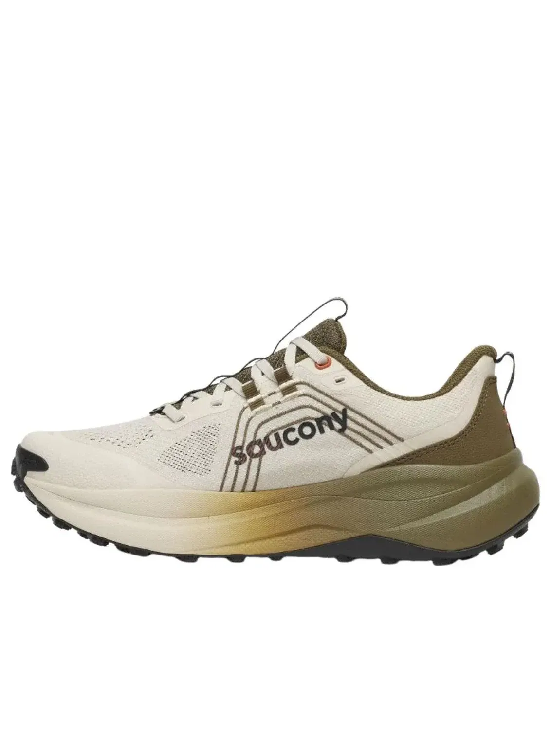 Мужские кроссовки для бега с сетчатым верхом Saucony Xodus Ultra 4 — изображение 1 из 5, бежевый