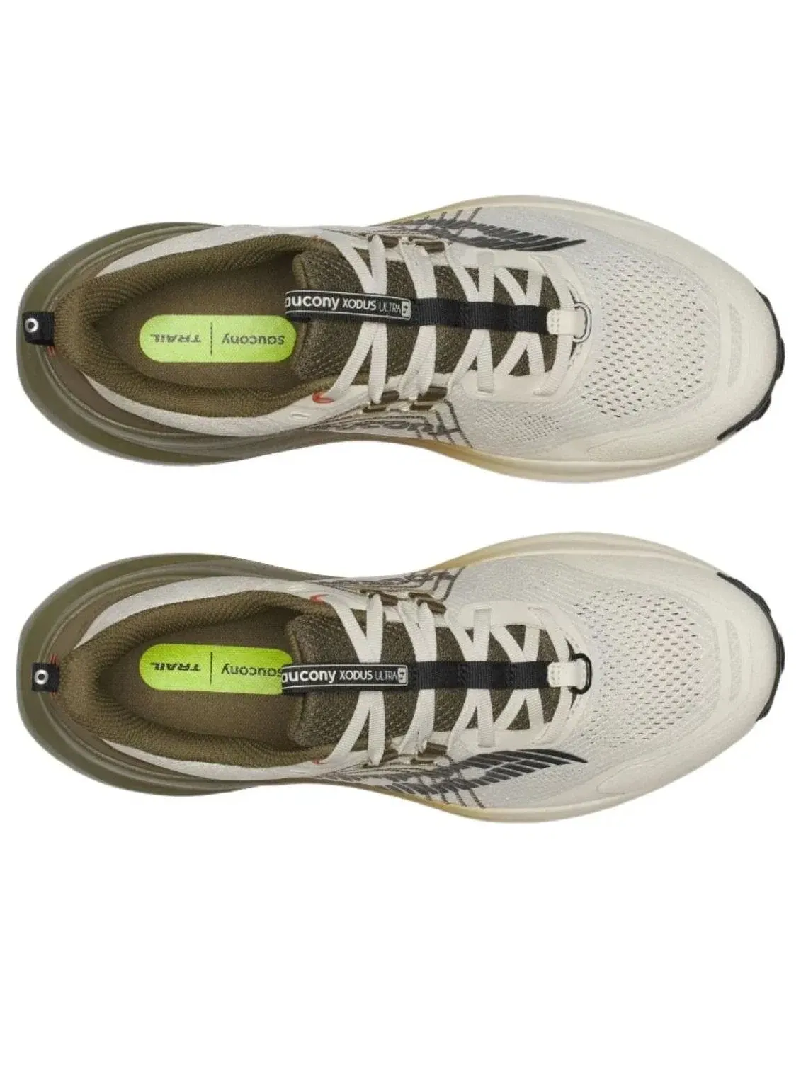 Мужские кроссовки для бега с сетчатым верхом Saucony Xodus Ultra 4 — изображение 3 из 5, бежевый