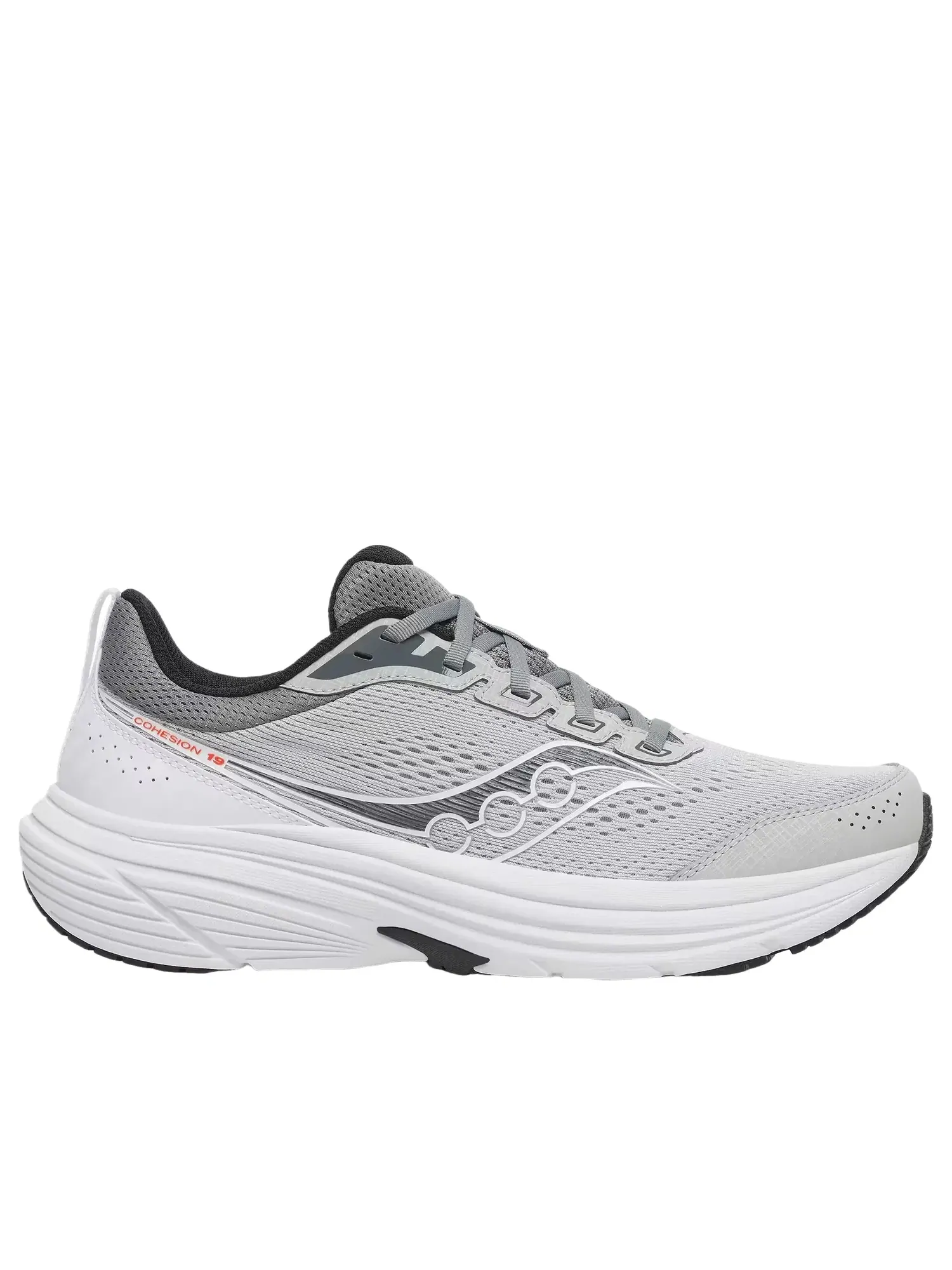 Мужские кроссовки для бега с шнуровкой Cohesion 19 Saucony — изображение 2 из 6, серый