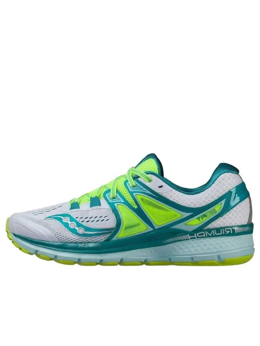 Кроссовки (WMNS) Saucony Triumph ISO 3 'Green Yellow' — изображение 1 из 5, зеленый