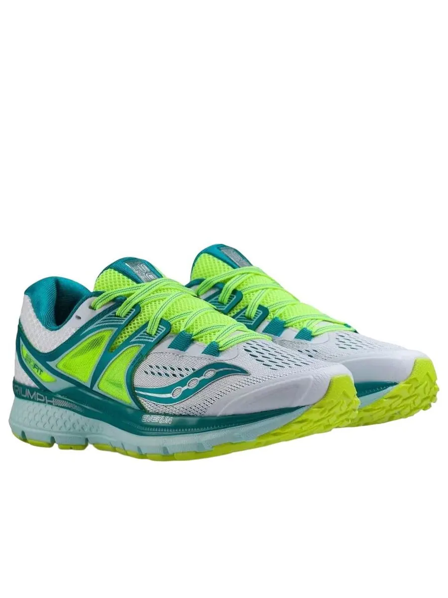Кроссовки (WMNS) Saucony Triumph ISO 3 'Green Yellow' — изображение 3 из 5, зеленый