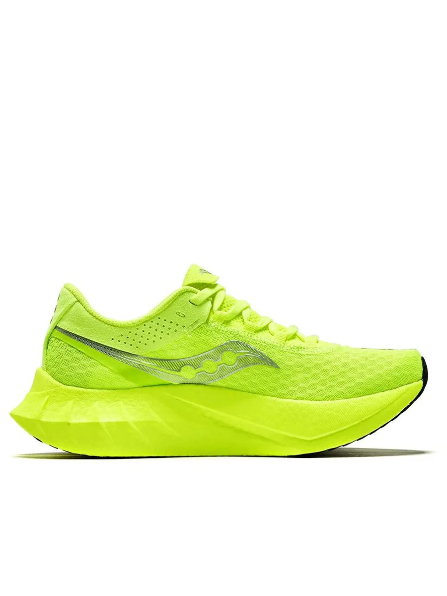 Кроссовки (WMNS) Saucony Endorphin Pro 4 'Citron' — изображение 2 из 5, зеленый