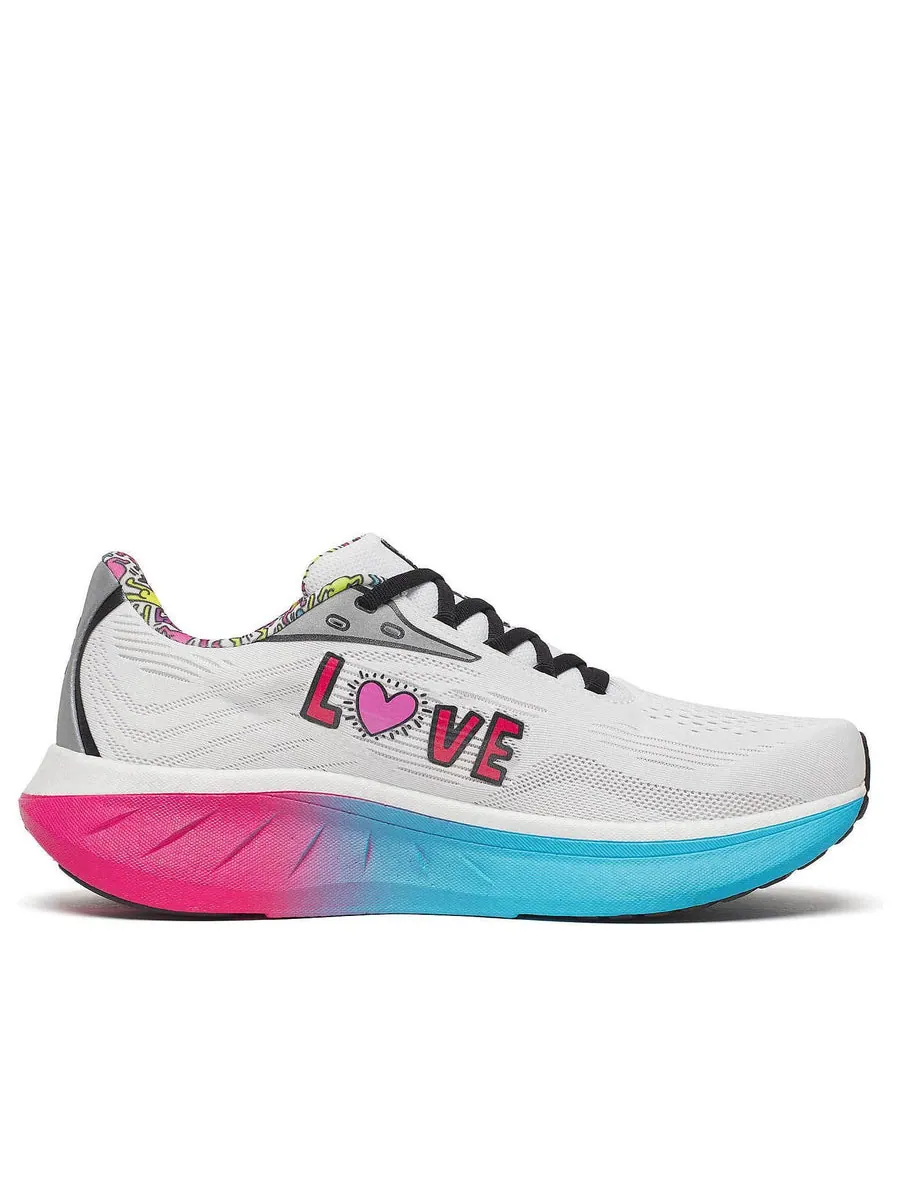 Кроссовки (WMNS) Saucony x Keith Haring Ride 18 'Love' — изображение 2 из 5, белый