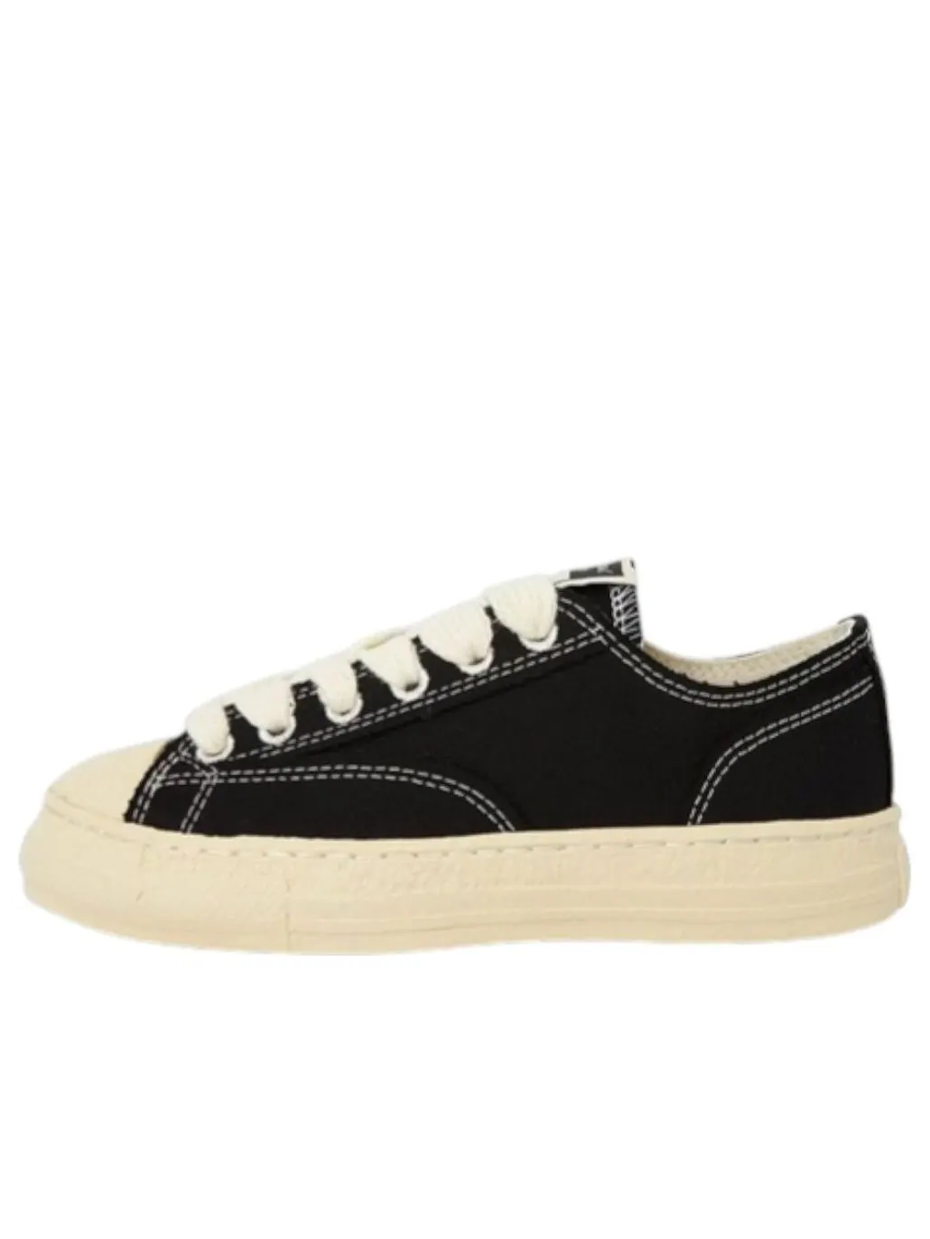 Maison Mihara Yasuhiro Roy Past Sole Canvas Low 'Black' — изображение 1 из 6, черный