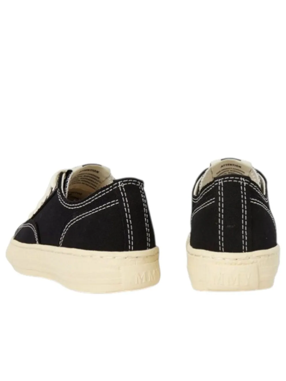 Maison Mihara Yasuhiro Roy Past Sole Canvas Low 'Black' — изображение 5 из 6, черный