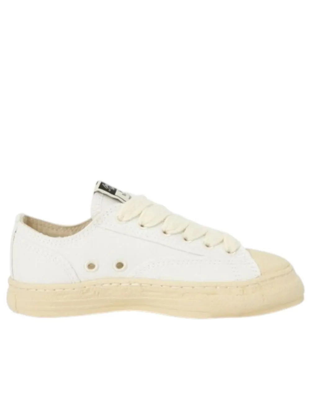 Maison Mihara Yasuhiro Roy Past Sole Canvas Low 'White' — изображение 2 из 6, белый