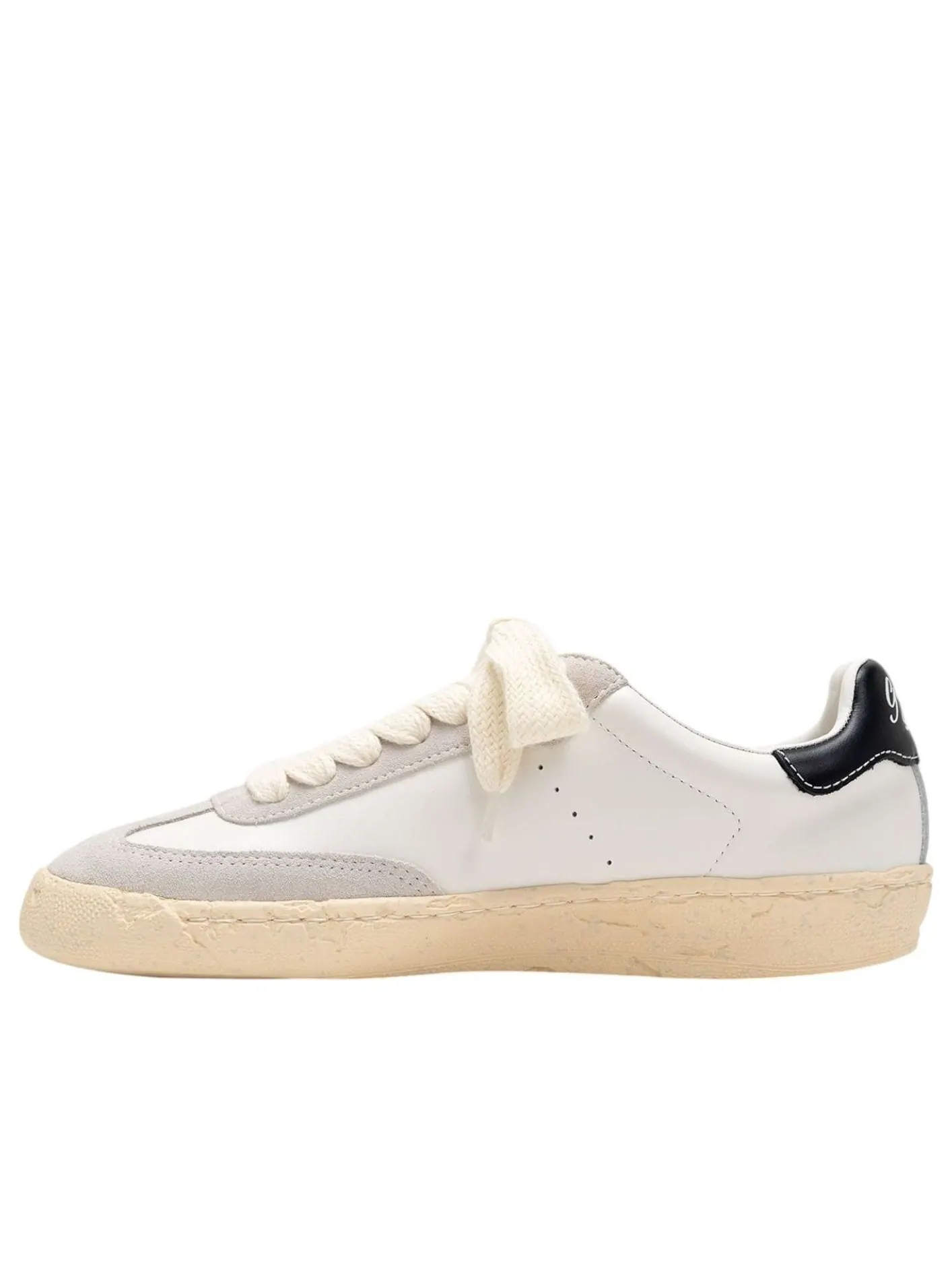Кроссовки Maison MIHARA YASUHIRO FRANCIS PAST Sole Mixed Material Low 'White' — изображение 1 из 3, белый