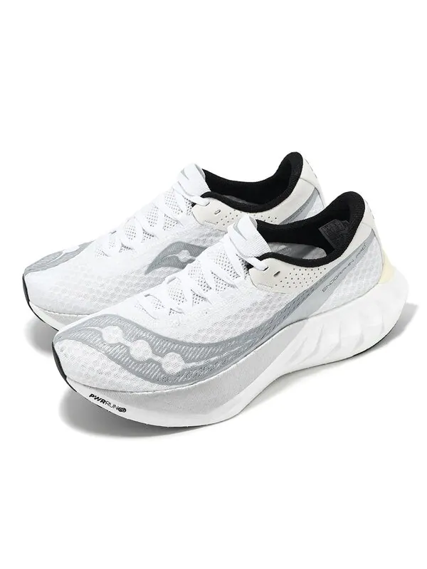 Кроссовки endorphin pro 4 'white silver' Saucony — изображение 3 из 4, белый/серебристый