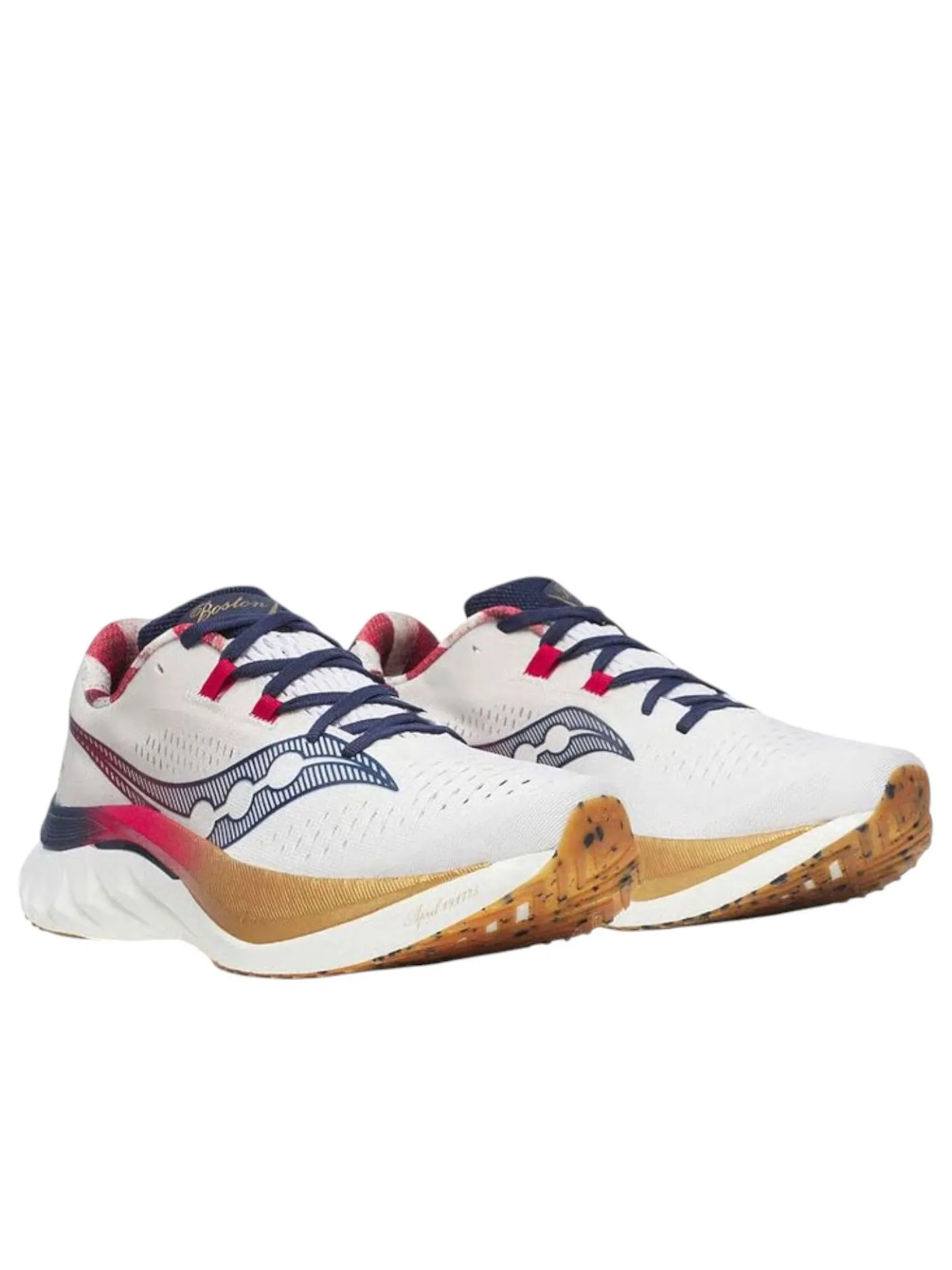 Кроссовки Saucony Endorphin Speed 4 'Boston Marathon' — изображение 2 из 5, белый/темно-синий