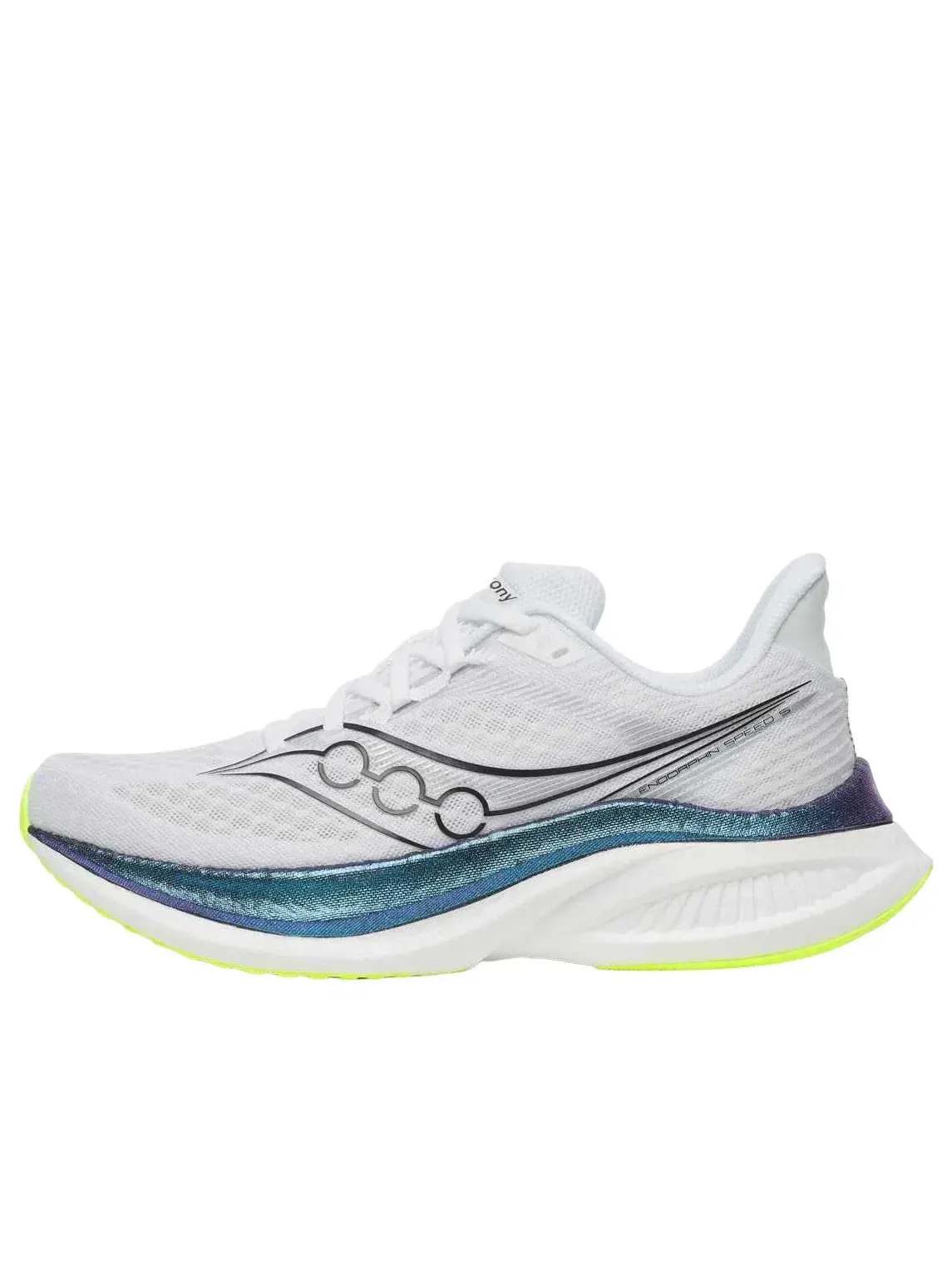 Мужские кроссовки для бега с шнуровкой Endorphin Speed 5 Saucony — изображение 1 из 7, белый