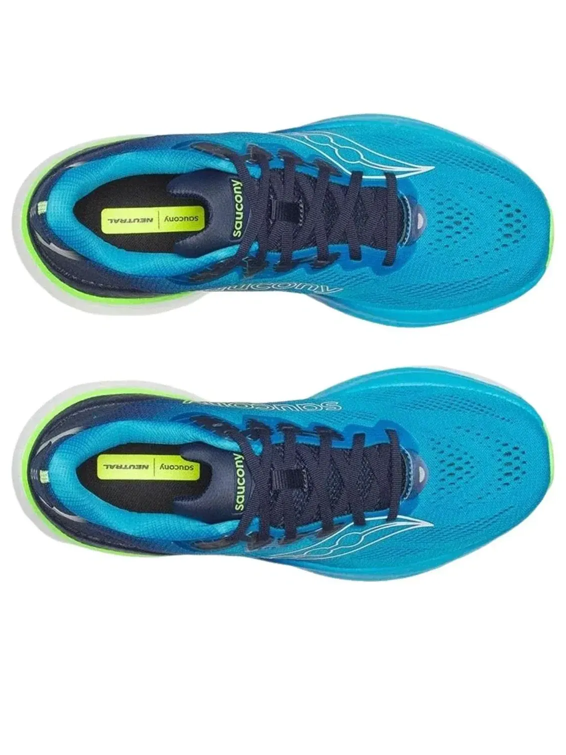 Кроссовки Saucony Ride 19 'Air Viziorange' S21055-80 — изображение 3 из 5, синий