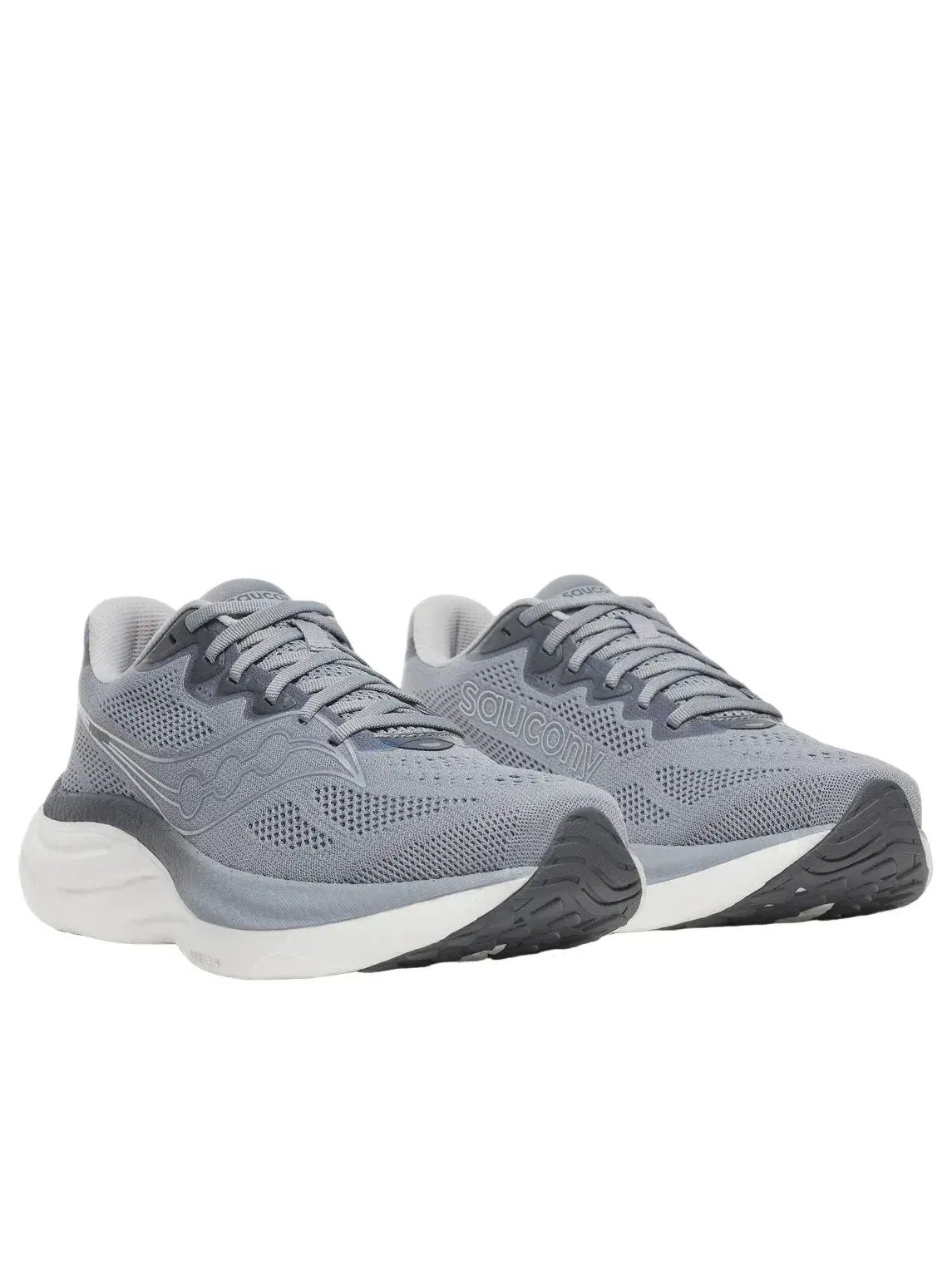 Кроссовки Saucony Ride 19 Wide 'Flint Shadow' S21056-106 — изображение 2 из 6, серый