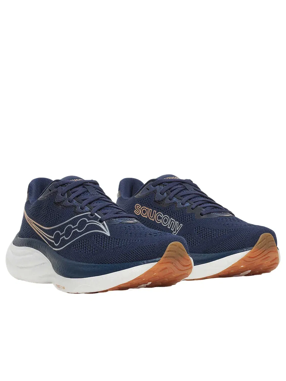 Мужские кроссовки для бега с сетчатым верхом Saucony Ride 19 — изображение 2 из 5, темно-синий