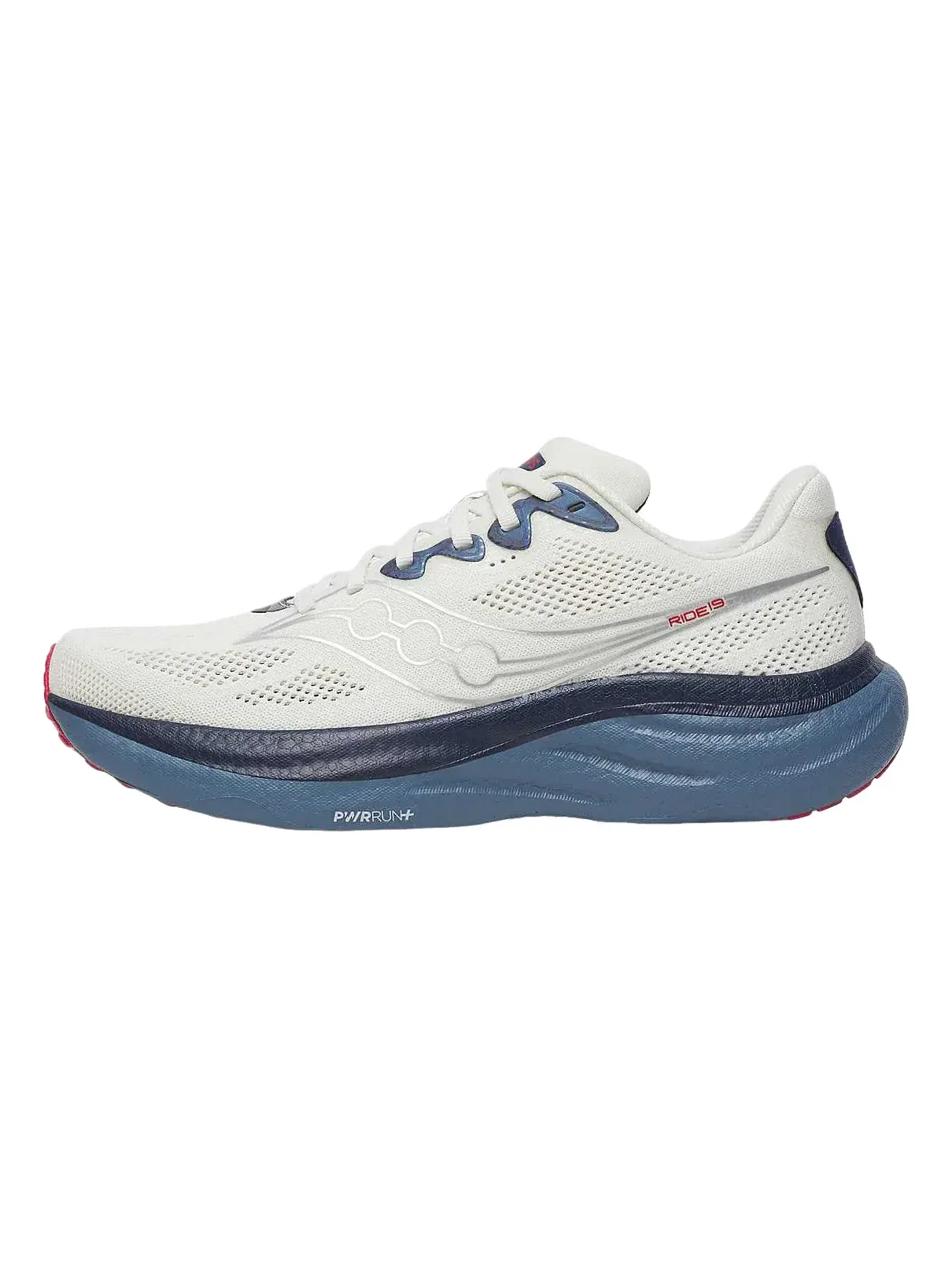 Кроссовки Saucony Ride 19 Wide 'Ivory Storm' S21056-146 — изображение 1 из 5, белый