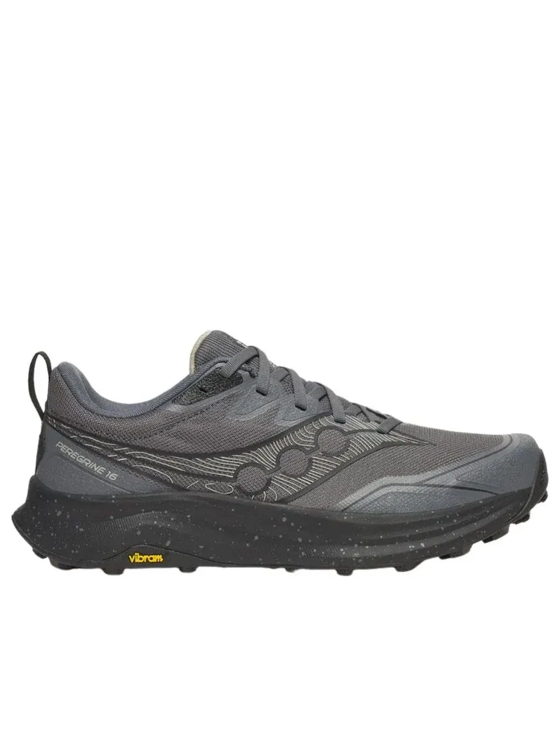 Мужские кроссовки для бега с сетчатым верхом Peregrine 16 Saucony — изображение 2 из 5, серый