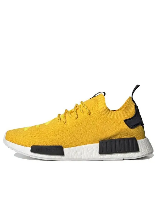Кроссовки nmd_r1 primeknit Adidas — изображение 1 из 4, желтый