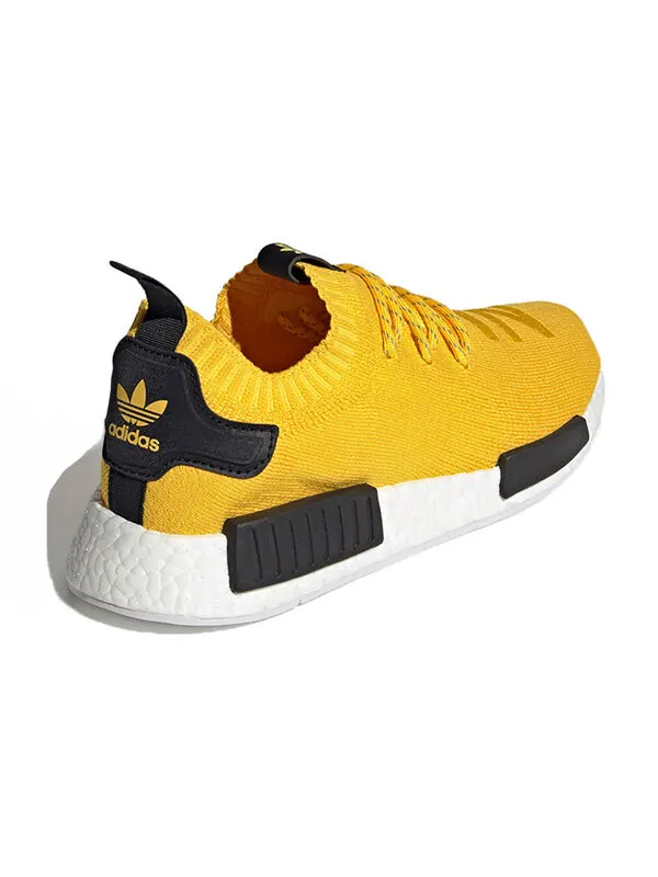 Кроссовки nmd_r1 primeknit Adidas — изображение 4 из 4, желтый