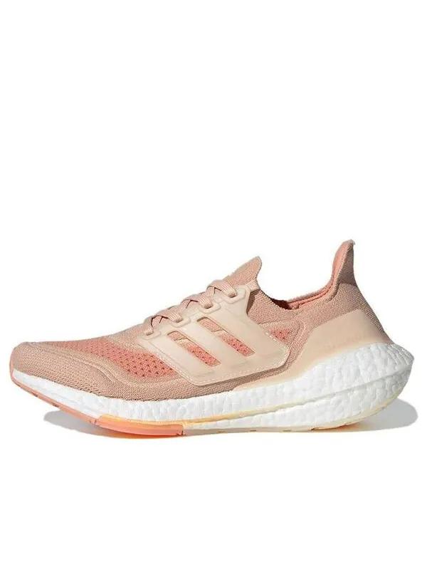 Кроссовки ultraboost 21 'halo blush' Adidas — изображение 1 из 4, белый