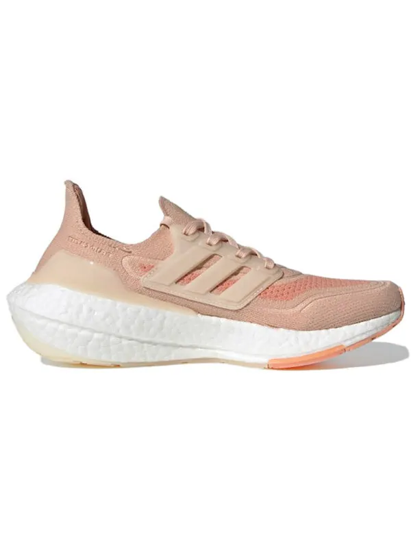 Кроссовки ultraboost 21 'halo blush' Adidas — изображение 2 из 4, белый
