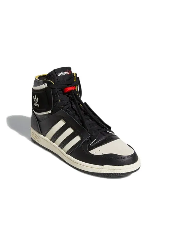 Кроссовки оригинальные унисекс топ тен де высокие кроссовки Adidas — изображение 3 из 4, черный/кремовый
