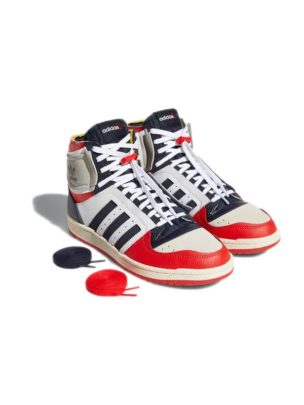 Кроссовки топ десятка de Adidas — изображение 4 из 4, белый/черный/красный