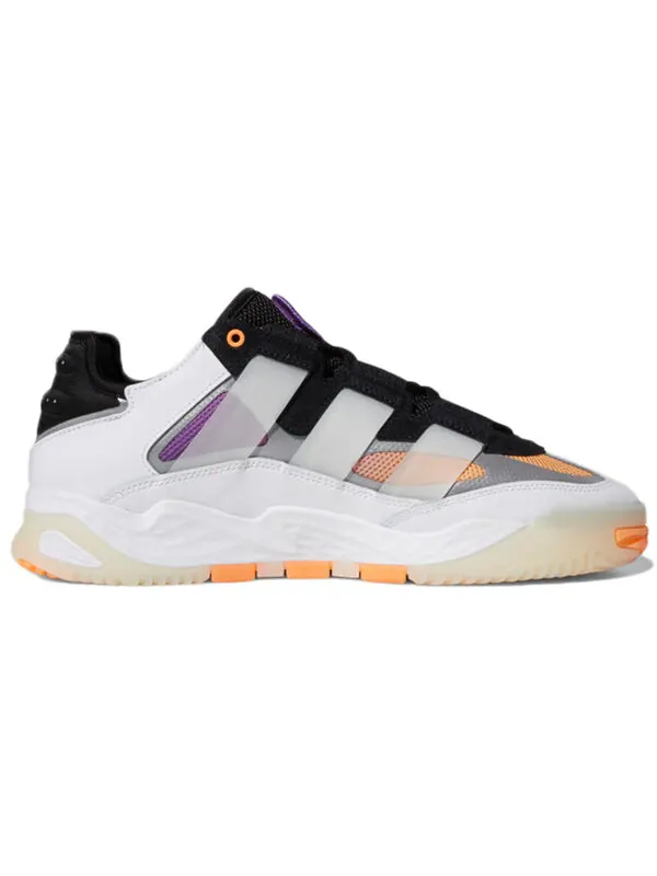 Кроссовки найтбол Adidas — изображение 2 из 4, черный/белый/фиолетовый