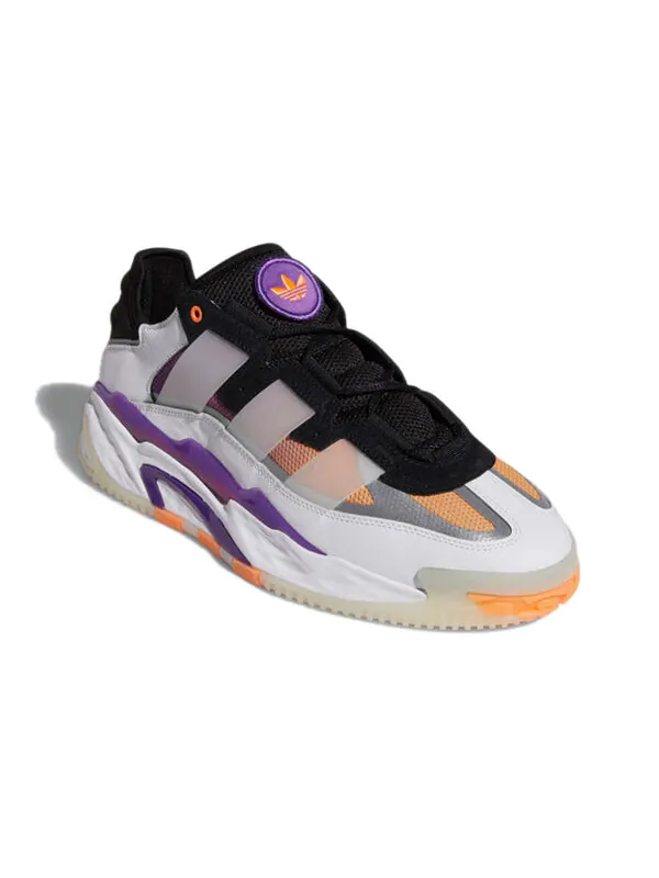 Кроссовки найтбол Adidas — изображение 3 из 4, черный/белый/фиолетовый